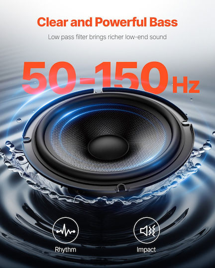 Vevor Subwoofer Αυτοκινήτου 8" 400W RMS