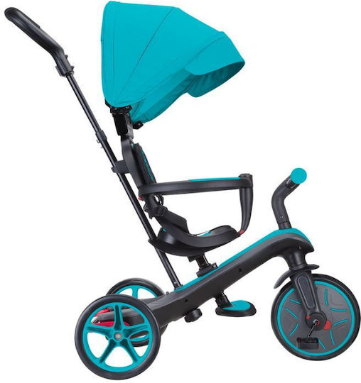 Globber Explorer Trike Πτυσσόμενο & Μετατρεπόμενο 4 σε 1 για 2-5 Ετών Γαλάζιο