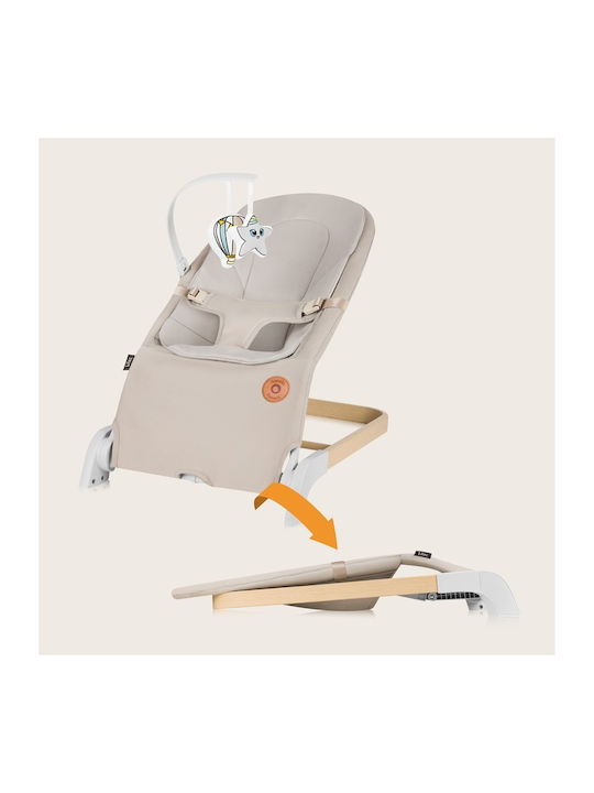 Lionelo Χειροκίνητο Relax Μωρού Lilac Beige Sand για Παιδί έως 9kg