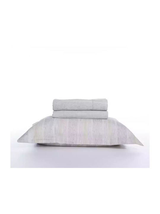 Nef-Nef Homeware Bettwäsche-Set King Size 270x280cm. Orden Beige 4Stück