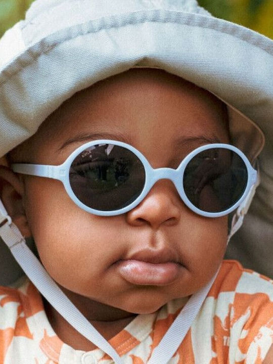 KiETLA Rozz Runde Kinder-Sonnenbrillen Blau Für 1-2 Jahre