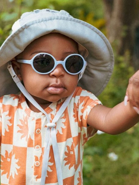 KiETLA Rozz Runde Kinder-Sonnenbrillen Blau Für 1-2 Jahre