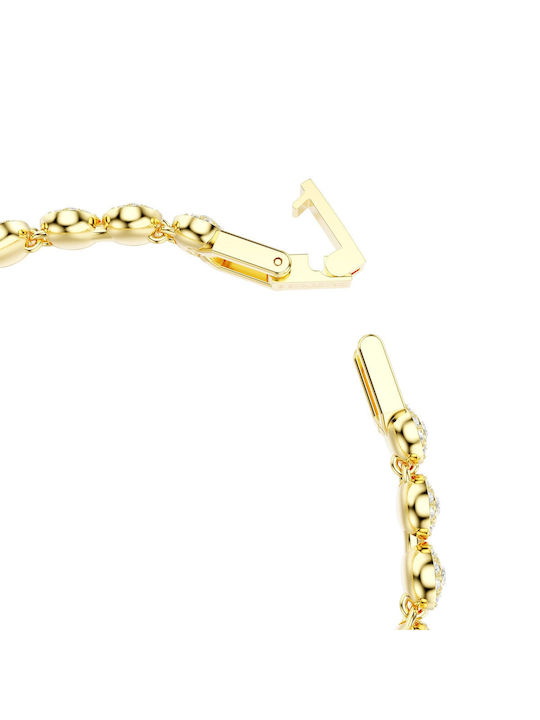 Swarovski Set mit Halskette & Armband aus Gold mit Steinen
