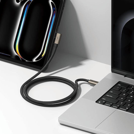 Ringke 90 Degree USB 3.2 Video Cable USB-C Male - USB-C 240W PD Black 2m RGK11762