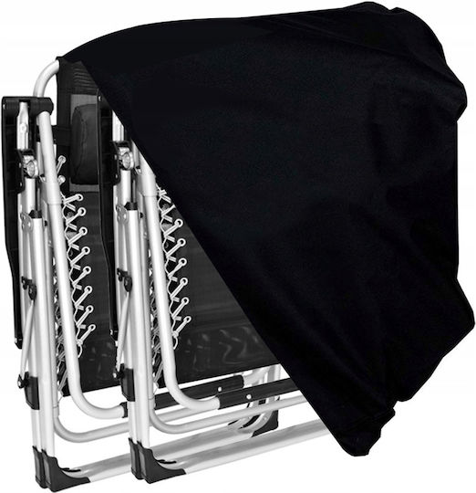 Grillabdeckung Schwarz aus Polyester 100cmx30cmx70cm
