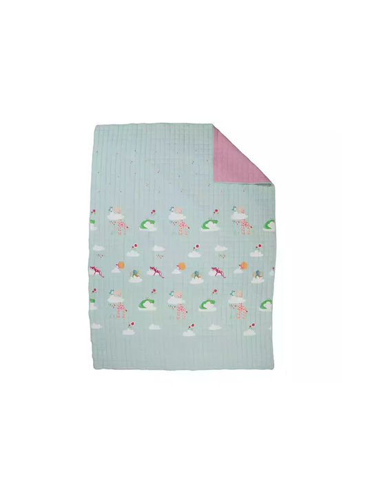 Nef-Nef Homeware Παιδικό Κουβερλί Ημίδιπλο Sky Is a Zoo Sky 180x240εκ.