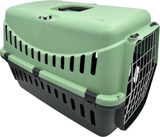 MP Bergamo Gipsy Green Dog Transport Cage 46x31x32cm