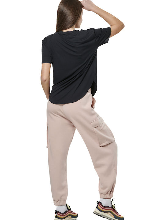 Pantaloni de Trening cu elastic Roz