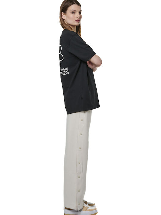 Pantaloni de Trening Larg Salt Ecru