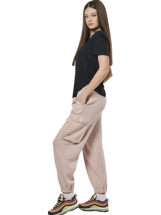 Pantaloni de Trening cu elastic Roz