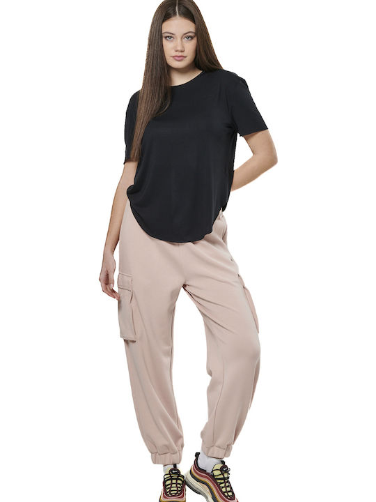 Pantaloni de Trening cu elastic Roz