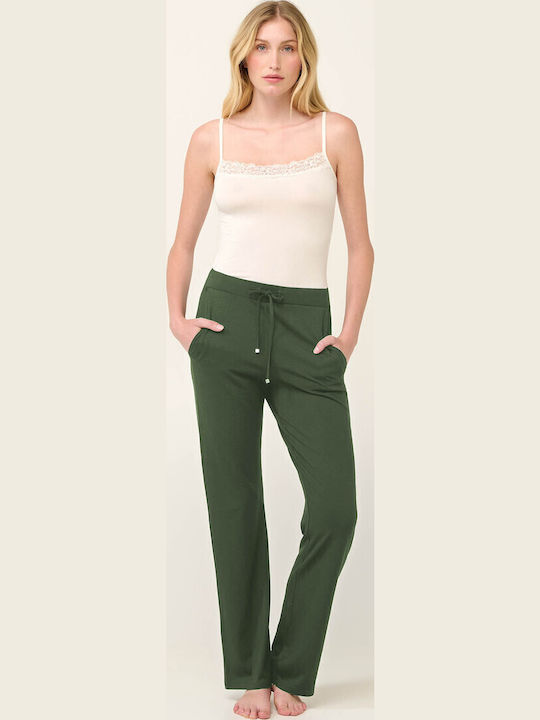 Παντελόνι Φόρμας Φαρδύ Green Ivy