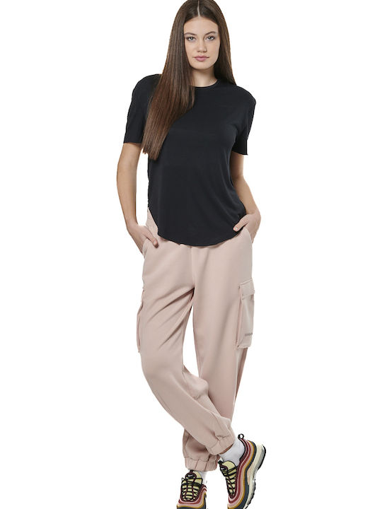 Pantaloni de Trening cu elastic Roz