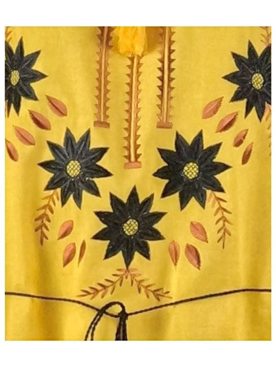 Traditional Women's Dress Cpr251 Yellow