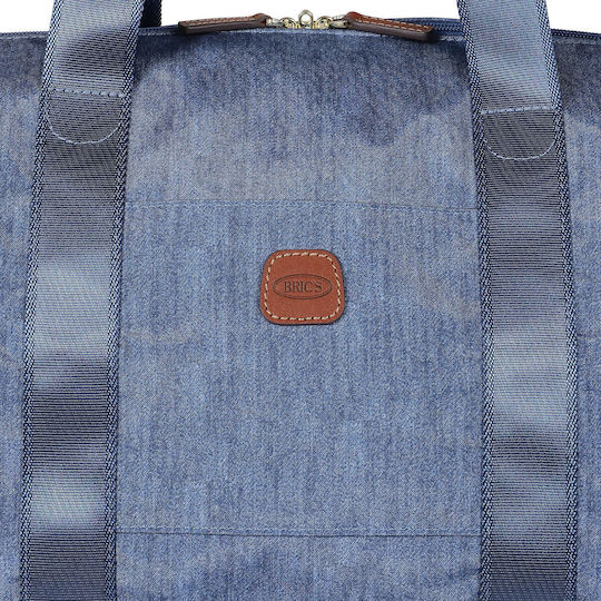 Bric's Milano X-travel Reisetasche Blau Stoff L43xB19xH28cm
