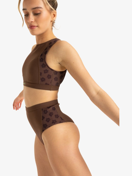 Roxy Women's Swimwear Roxy Pro Wave Highwaist Bottom Chocolate Roxy Women's Swimwear Roxy Pro Wave Highwaist Bottom Chocolate