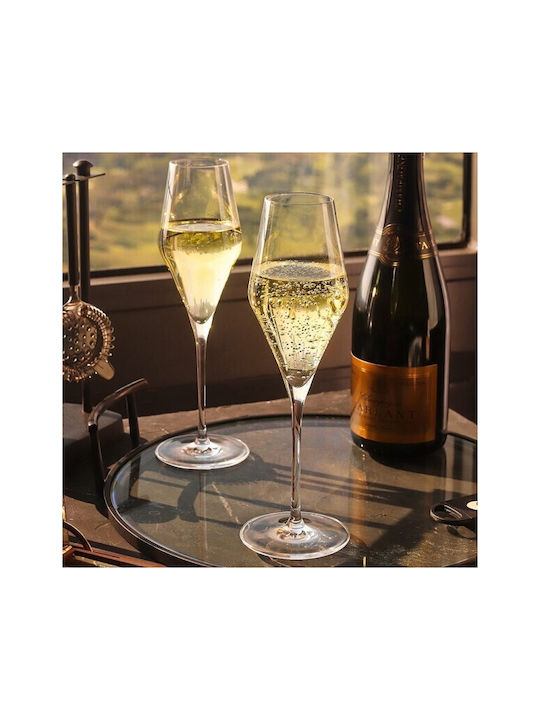 Stolzle Lausitz Set de pahare de sampanie / Vin alb din Sticlă Cu picior 290ml 6buc