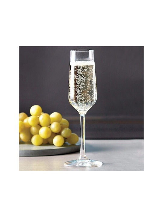 Stolzle Lausitz Set de pahare de sampanie / Vin alb din Sticlă Cu picior 200ml 6buc