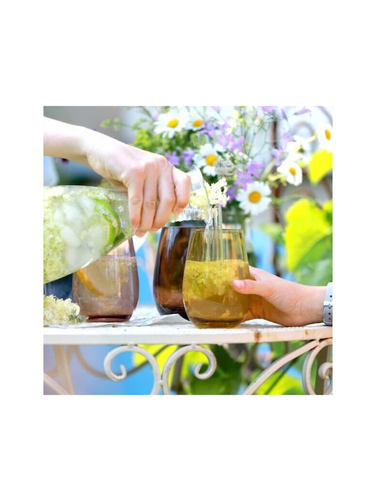 Stolzle Lausitz Set de pahare pentru apa din Sticlă în Culoarea Galben 465ml 6buc