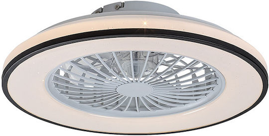 Rabalux Dalfon2 Ceiling Light 48.5cm with Light Fixture Black / White
