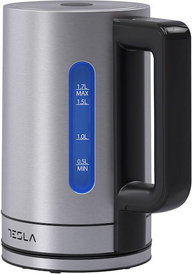 Tesla Kettle 1.7lt 2200W Silver