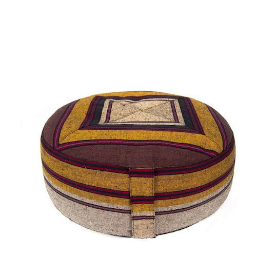 Buchweizen Meditationskissen Mehrfarbig 33x17cm