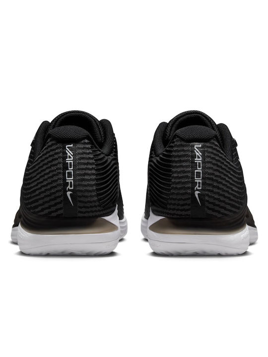 Nike Vapor 12 Ανδρικά Παπούτσια Padel για Χωμάτινα Γήπεδα Μαύρα