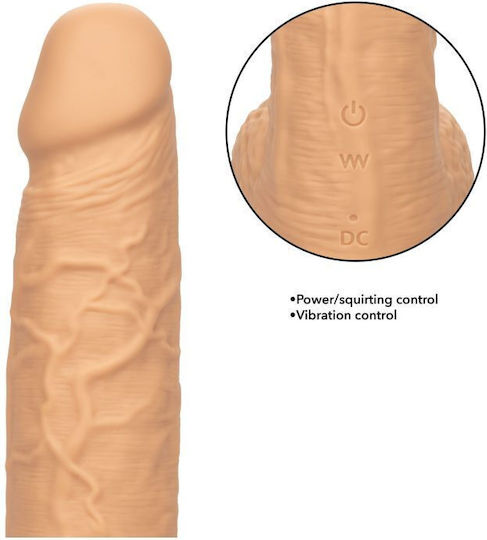 Calexotics Realistisches Dildo mit Saugnapf und Ejakulierende Flesh 22,75cm