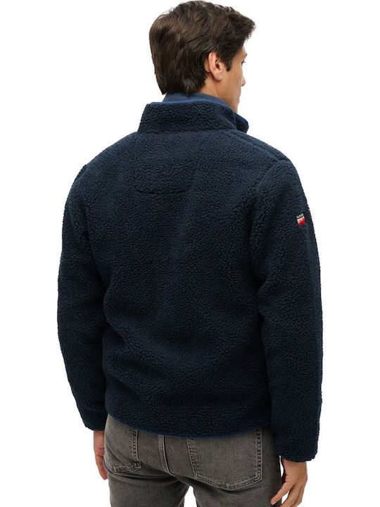 Men's Fleece Cardigan Eclipse Navy