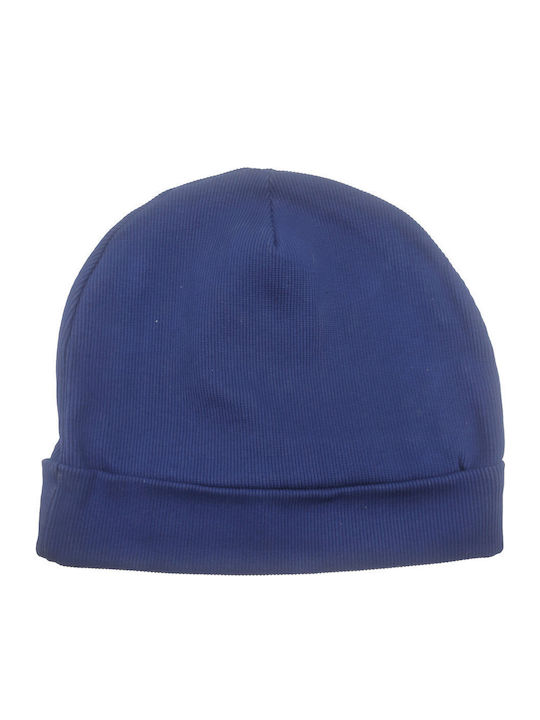 Beanie Unisex Beanie Knitted in Blue color