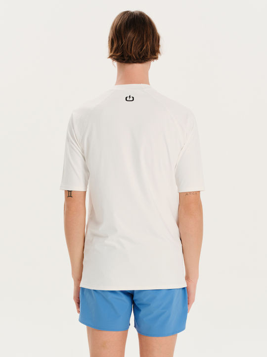 Emerson Men's Short Sleeve Sun Protection Shirt White