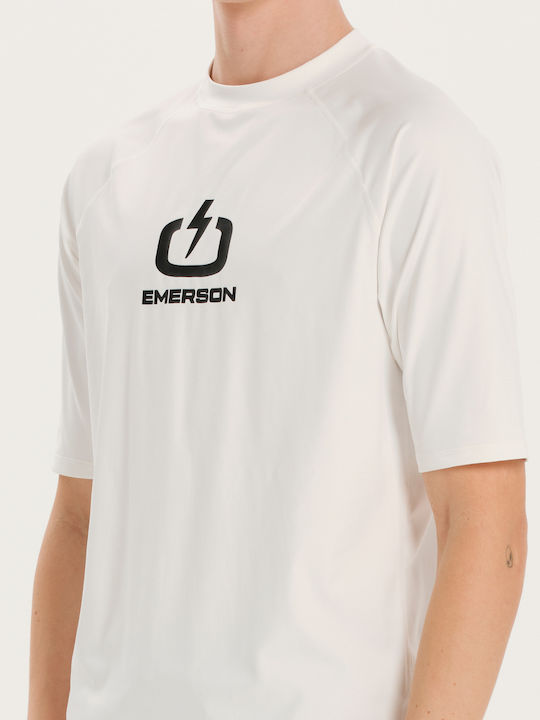 Emerson Men's Short Sleeve Sun Protection Shirt White