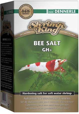 Dennerle Shrimp King Bee Salt GH+ Aquarium Treatment for Water Purification 0.2kg