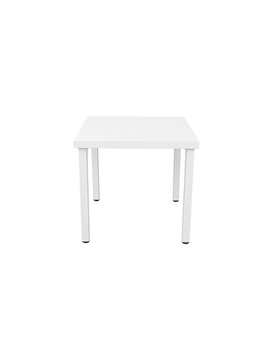 Set Sala De Mese Pentru Exterior Jurdan 5 Piese Alb