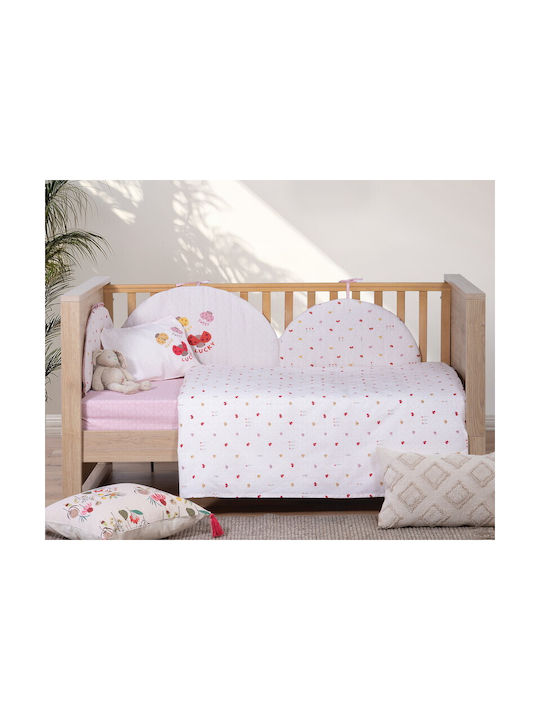 Nef-Nef Homeware Σετ Lady Bug Εκρού 170x120εκ.