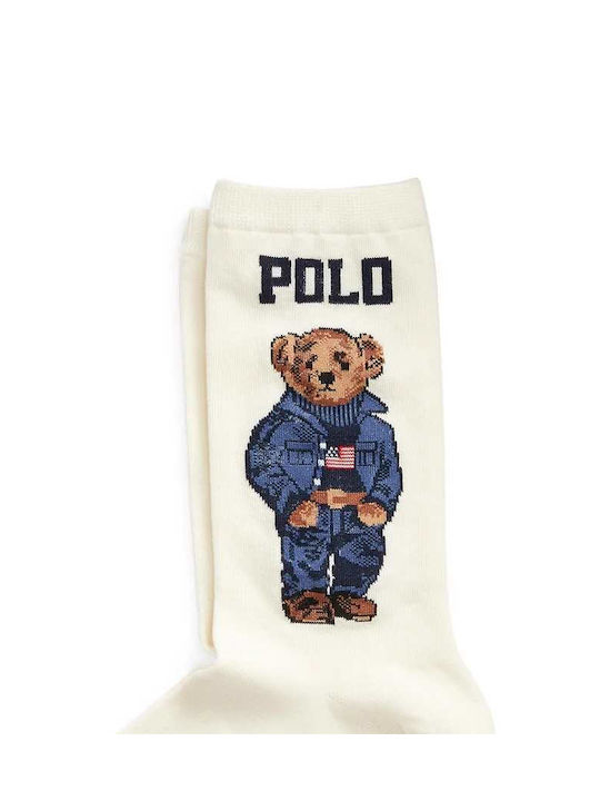 Ralph Lauren Чорапи с Дизайн Ivoire 1Пакет Ralph Lauren Чорапи с Дизайн Ivoire 1Пакет
