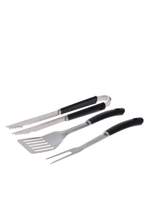 Sidirela Set von 3 BBQ-Werkzeugen mit Zange, Tranchiergabel und Spatel 291Ε2179
