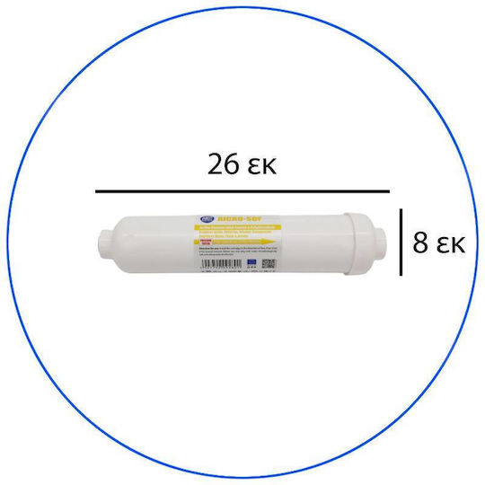 Aqua Filter Ersatz-Wasserfilterkartusche für Kühlschrank 1Stück