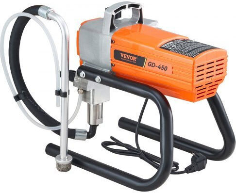 Paint Sprayer Large Surfaces 600 W Power 1.8 L Min 207 Bar 9 M Hose Length