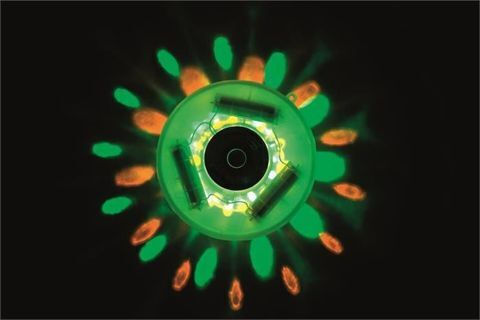 Bestway Schwimmender LED Pool-Scheinwerfer mit Mehrfarbigem (RGB) Licht 58419