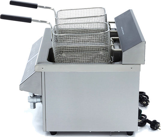 Lappas Elektrische Fritteuse Doppel 3.5kW Kapazität 2x8lt 58x50x41cm