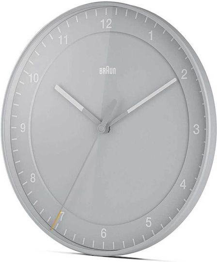 Braun Wall Clock Gray Ø30cm