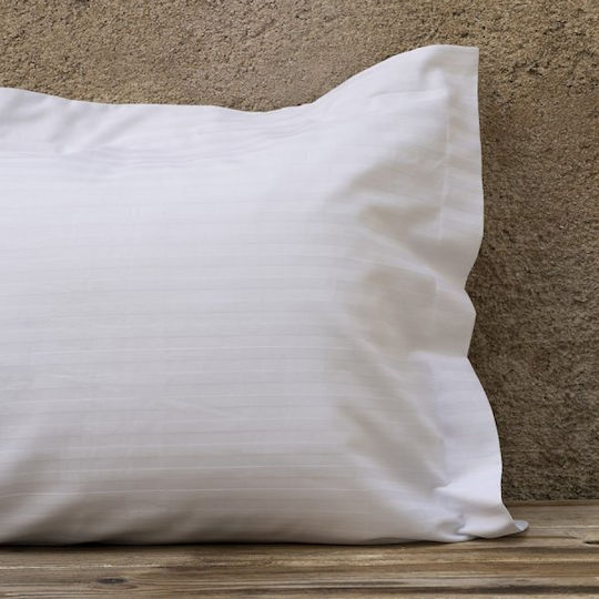 Sprintzio Hotelkissenbezug Gestreift aus Baumwolle & Polyester 52x75cm.
