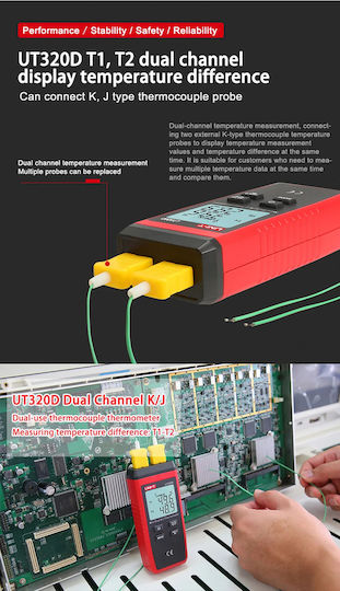 Uni-T Digital Termometru UT320D
