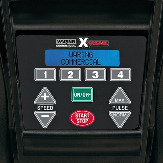 Waring MX1500XTPSEE Blender Comercial Profesional 1.5kW Negru cu Memorie Internă A Canații 1.4lt 29x43x53cm