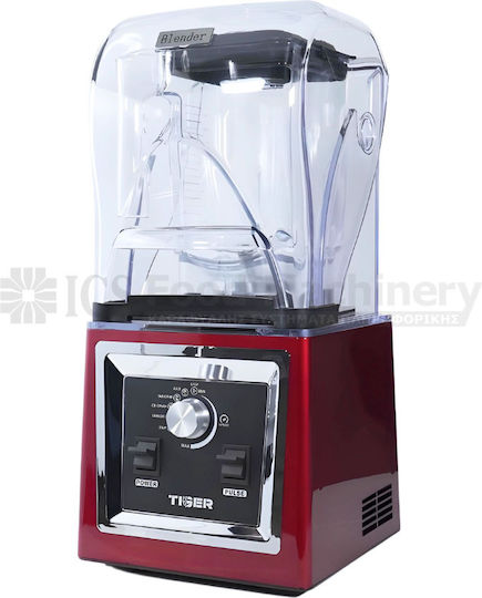 Dynamic Gb A300 Commercial Blender 2kW Red Red with Jug Capacity 2lt 22.4x22.2x49.3cm
