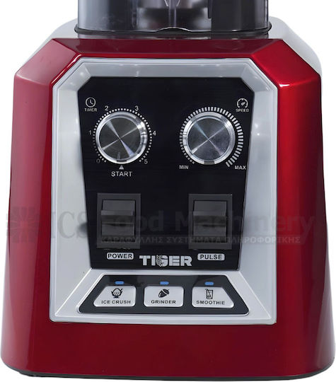 Dynamic Gb A200 Gewerblicher Mixer 2kW Rot Red mit Krugkapazität 2Es 19.6x22.8x44.4cm