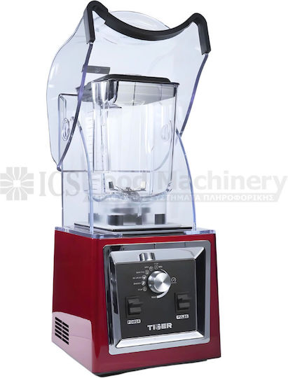 Dynamic Gb A300 Commercial Blender 2kW Red Red with Jug Capacity 2lt 22.4x22.2x49.3cm