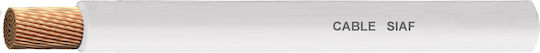 Power Cord with Cable Properties 1x0.5mm² in White Colour 1m Flexible