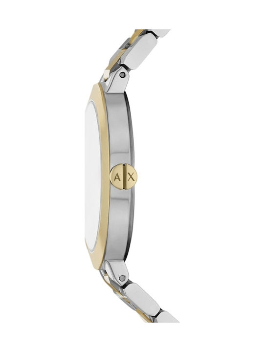 Armani Exchange Γυναικείο Ρολόι 36mm Μπαταρίας με Ασημί Μεταλλικό Μπρασελέ